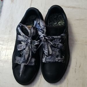 Puma black sneakers